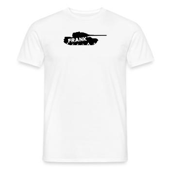 Frank The Tank Drinking School - Men's T-Shirt - white - Front - AI Model Male 178 dark (178cm)