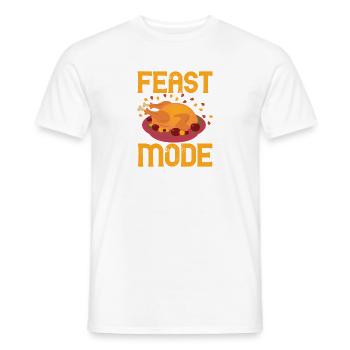 Thanksgiving Turkey - Men's T-Shirt - white - Front - AI Model Male 178 dark (178cm)