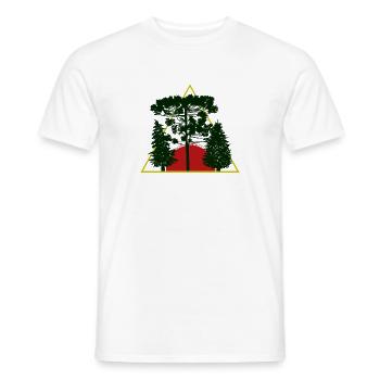 Tree - Men's T-Shirt - white - Front - AI Model Male 178 dark (178cm)