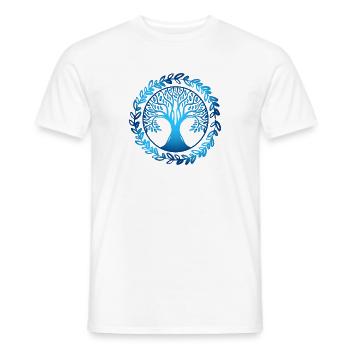 Tree - Men's T-Shirt - white - Front - AI Model Male 178 dark (178cm)