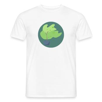 Tree - Men's T-Shirt - white - Front - AI Model Male 178 dark (178cm)