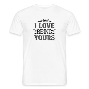 Ich liebe es, dein zu sein - Männer T-Shirt - Weiß - Vorne - AI Model Male 178 dark (178cm)