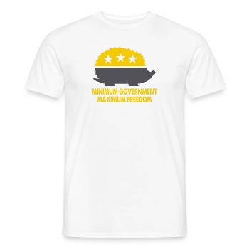 Give Me Liberty Or Give Me Peace - Men's T-Shirt - white - Front - AI Model Male 178 dark (178cm)