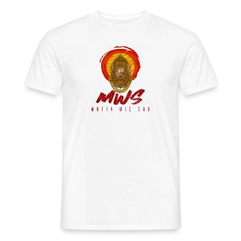 Mafia wie Sau Affe - Männer T-Shirt - Weiß - Vorne - AI Model Male 178 dark (178cm)
