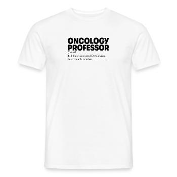 Professeur d’oncologie - T-shirt homme - blanc - Devant - AI Model Male 178 dark (178cm)