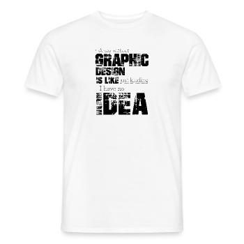 Conception graphique - T-shirt homme - blanc - Devant - AI Model Male 178 dark (178cm)