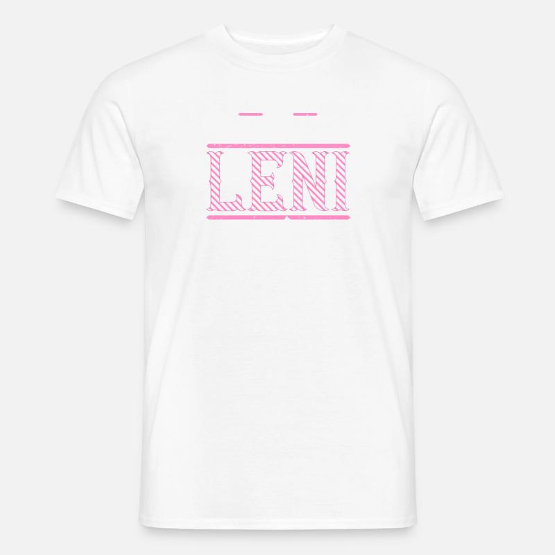 Leni Geschenkidee Geschenk Geburtstag - Männer T-Shirt - Weiß