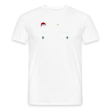 Most Likely To Decorate Her Dog Xmas Family Matchi - Men's T-Shirt - white - Front - AI Model Male 178 dark (178cm)