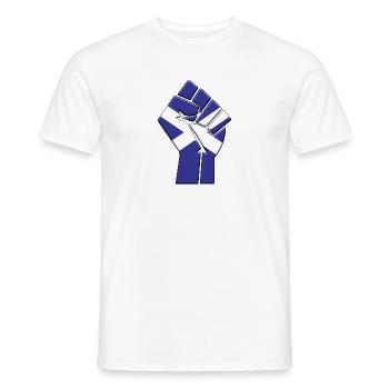 Scotland United Kingdom Flag Scottish Country - Men's T-Shirt - white - Front - AI Model Male 178 dark (178cm)