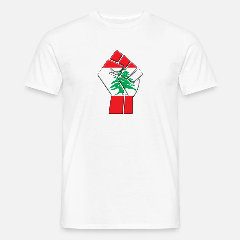 Libanon Flagge Libanon Country Pride Native - Männer T-Shirt - Weiß