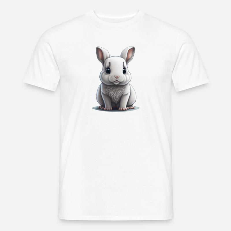Rabbit Rabbit Bunny Floppy Ear - Men’s T-shirt - white
