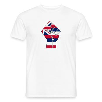 Bundesstaat Hawaii Flagge Stolz Eingeborene Heimat Familie - Männer T-Shirt - Weiß - Vorne - AI Model Male 178 dark (178cm)