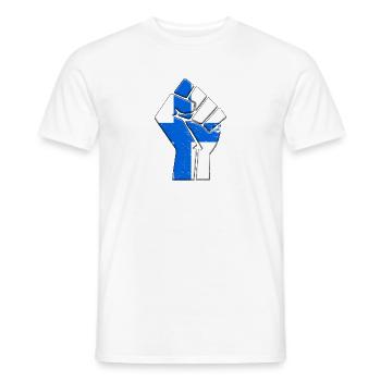 Finland Flag Finnish Country Pride Native Family - Men's T-Shirt - white - Front - AI Model Male 178 dark (178cm)