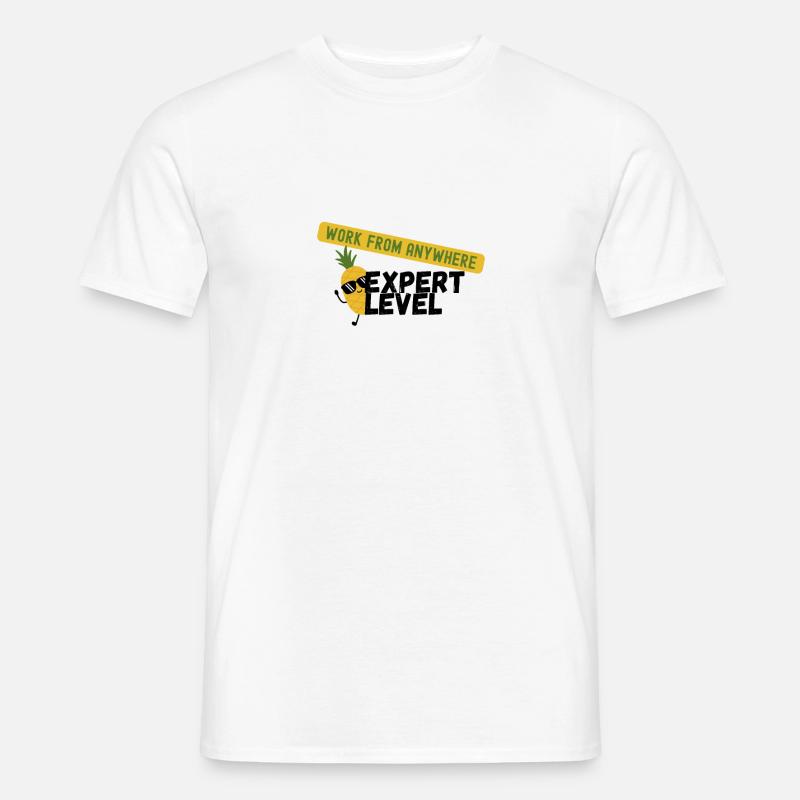 Work From Anywhere – Expert Level - Men’s T-shirt - white