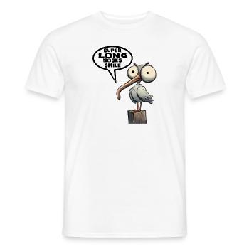 Super Long Noses Smile - Men's T-Shirt - white - Front - AI Model Male 178 dark (178cm)