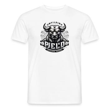 Unyielding Pjeld - Männer T-Shirt - Weiß - Vorne - AI Model Male 178 dark (178cm)