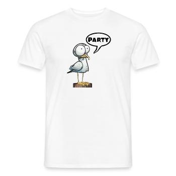 Lustiger Trink Spruch Party - Männer T-Shirt - Weiß - Vorne - AI Model Male 178 dark (178cm)