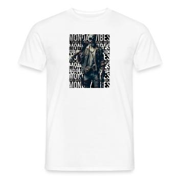 Ambiance du lundi - T-shirt homme - blanc - Devant - AI Model Male 178 dark (178cm)