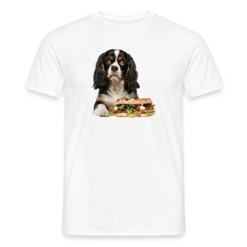 Cavalier King Spaniel - Männer T-Shirt - Weiß - Vorne - AI Model Male 178 dark (178cm)