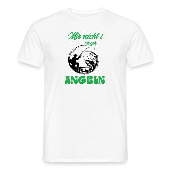 Angeln Angler - Männer T-Shirt - Weiß - Vorne - AI Model Male 178 dark (178cm)