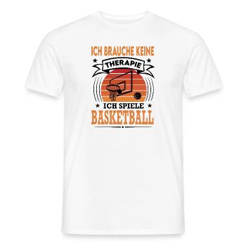 Basketball Spielen Verein Sport Retro Vintage - Männer T-Shirt - Weiß - Vorne - AI Model Male 178 dark (178cm)