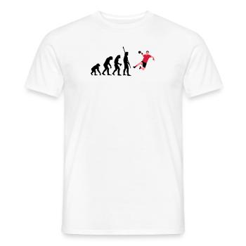 evolution_handballer_a_3c - Men's T-Shirt - white - Front - AI Model Male 178 dark (178cm)