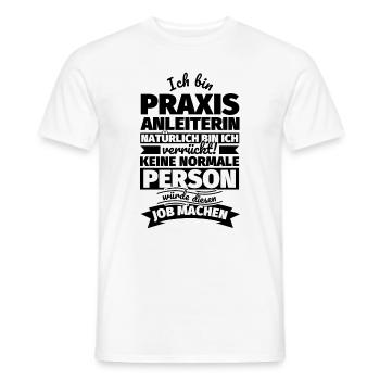 Praxisanleiterin Geschenke - Männer T-Shirt - Weiß - Vorne - AI Model Male 178 dark (178cm)