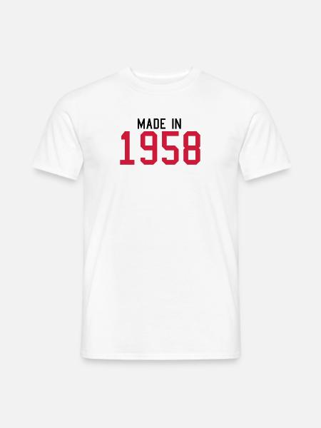 1958 - Männer T-Shirt - Weiß