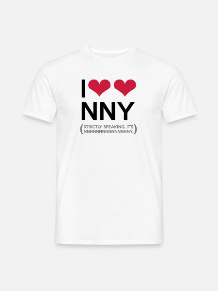 I love New New York - Männer T-Shirt - Weiß
