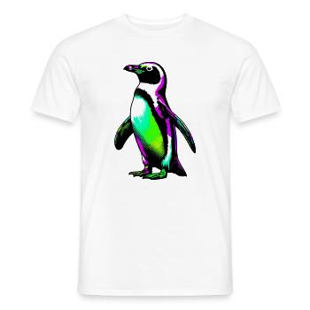 Penguin - Men's T-Shirt - white - Front - AI Model Male 178 dark (178cm)