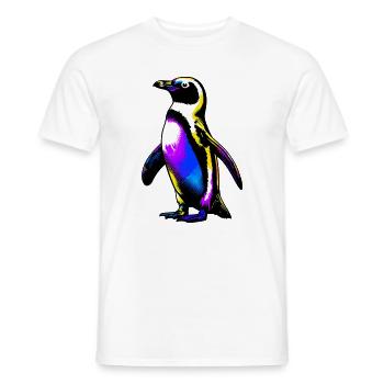 Penguin - Men's T-Shirt - white - Front - AI Model Male 178 dark (178cm)