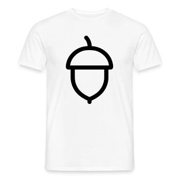 Eiche - Männer T-Shirt - Weiß - Vorne - AI Model Male 178 dark (178cm)