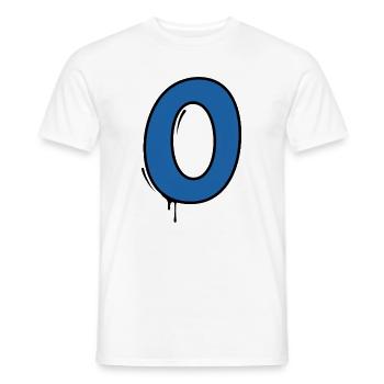 Mica Drop O - Men's T-Shirt - white - Front - AI Model Male 178 dark (178cm)