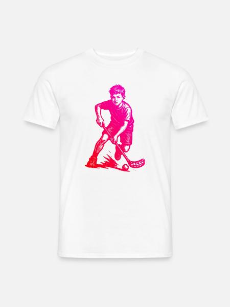 Ein Must Have für echte Unihockey - Männer T-Shirt - Weiß