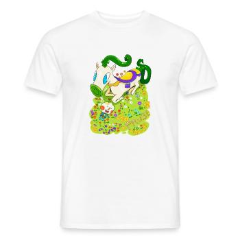 Verschnaufpause - Männer T-Shirt - Weiß - Vorne - AI Model Male 178 dark (178cm)