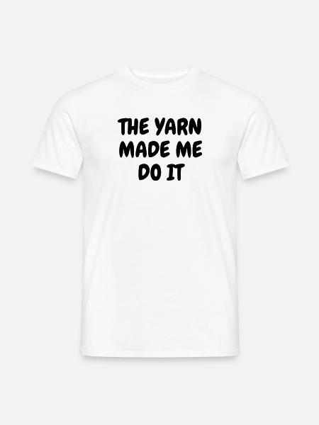 Stricken / stricker / Sticken / mode - Männer T-Shirt - Weiß