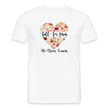 Hilarious Religious Prayer Holy Writ God Book - Men's T-Shirt - white - Front - AI Model Male 178 dark (178cm)