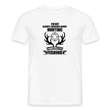 Retraite hilarante Woodsman Boot Encamp - T-shirt homme - blanc - Devant - AI Model Male 178 dark (178cm)