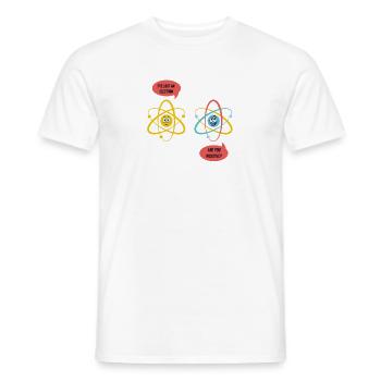 Professeur de chimie humoristique Enseignants Éducateurs - T-shirt homme - blanc - Devant - AI Model Male 178 dark (178cm)