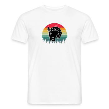 Dessin hilarant Sketching Arts Sujet - T-shirt homme - blanc - Devant - AI Model Male 178 dark (178cm)