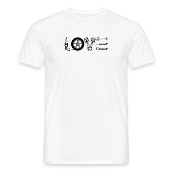 Hilarant mécanicien Machiniste Technicien Voiture - T-shirt homme - blanc - Devant - AI Model Male 178 dark (178cm)