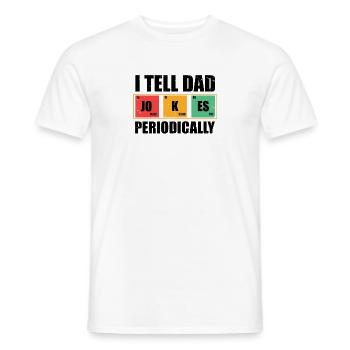Urkomischer Vater scherzt regelmäßig komisches Outfit - Männer T-Shirt - Weiß - Vorne - AI Model Male 178 dark (178cm)