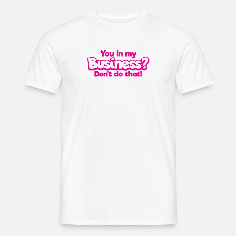 Humorvolle Geschäftsperson Geschäftsmann Comical - Männer T-Shirt - Weiß