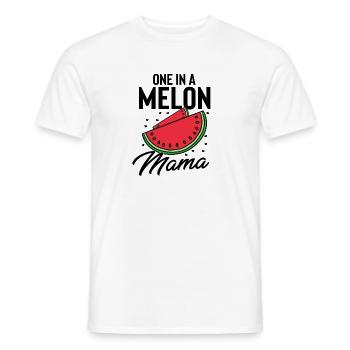 Humorous Caring Special Devoted Fond - Men's T-Shirt - white - Front - AI Model Male 178 dark (178cm)