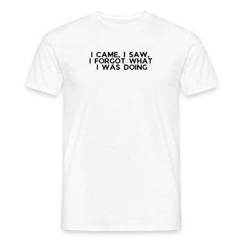 Humoristique Oublieux Introverti Sarcastiquement ironique - T-shirt homme - blanc - Devant - AI Model Male 178 dark (178cm)