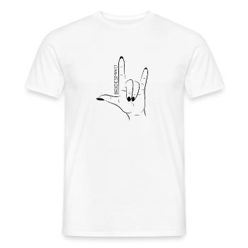 Hilarious Wedding Bridesmaid Sarcastic - Men's T-Shirt - white - Front - AI Model Male 178 dark (178cm)