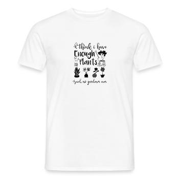 Amateurs de jardinage humoristiques Croyances sarcastiques - T-shirt homme - blanc - Devant - AI Model Male 178 dark (178cm)