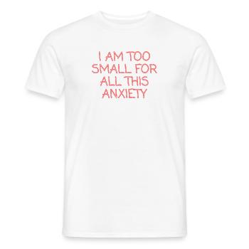 Hilarious Impassive Introverted Sarcastic - Men's T-Shirt - white - Front - AI Model Male 178 dark (178cm)