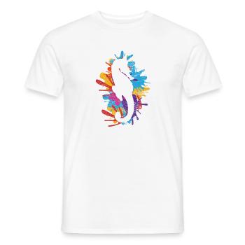 Seahorse Seahorse Fish Sea Ocean Gift - Men's T-Shirt - white - Front - AI Model Male 178 dark (178cm)