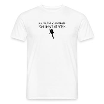 Je suis un T-shirt CatastroFee Disaster Fairy - T-shirt homme - blanc - Devant - AI Model Male 178 dark (178cm)